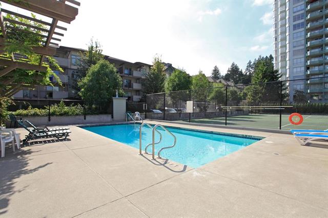 Photos shows the swimming pool at The Stanley 10082 148 Street