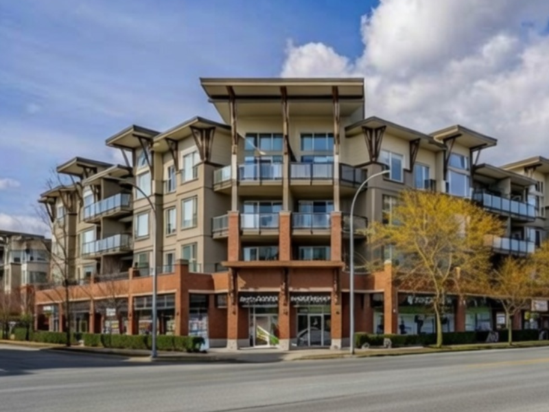 The Crossing condo buildings in Abbotsford BC