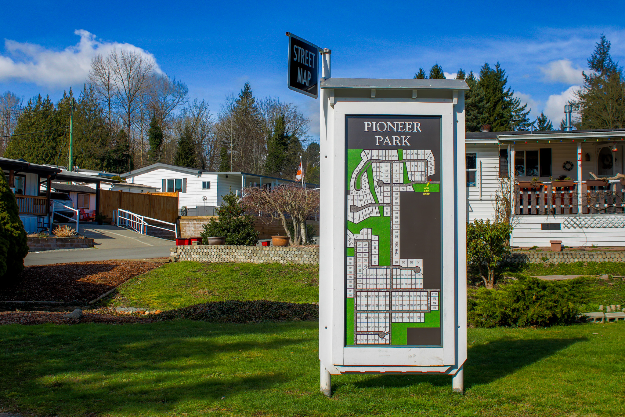 Pioneer Park - Site Map