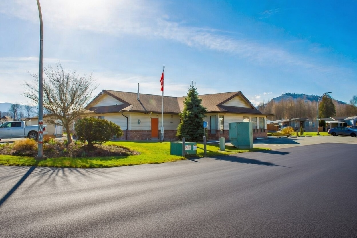 image shows the clubhouse at 9055 Ashwell Road