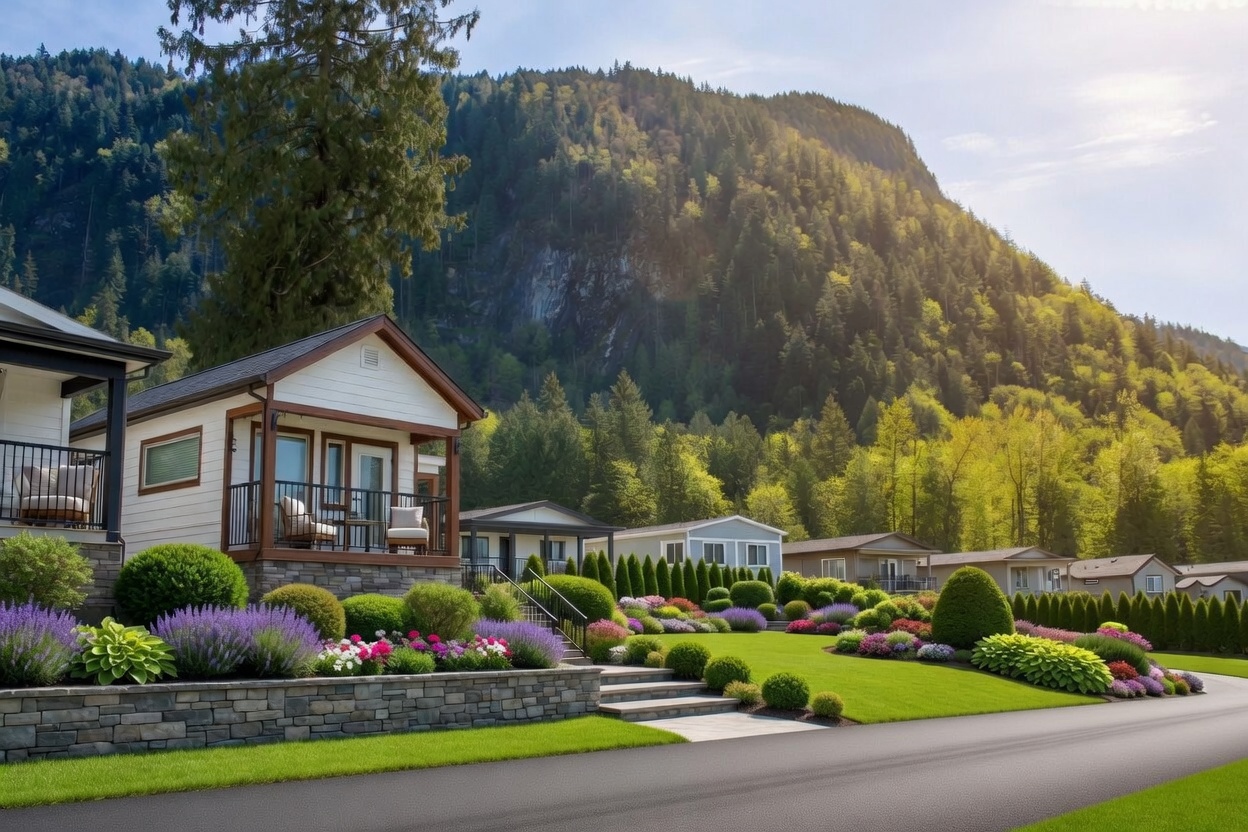 53480 Bridal Falls Road scenic shot homes and mountains