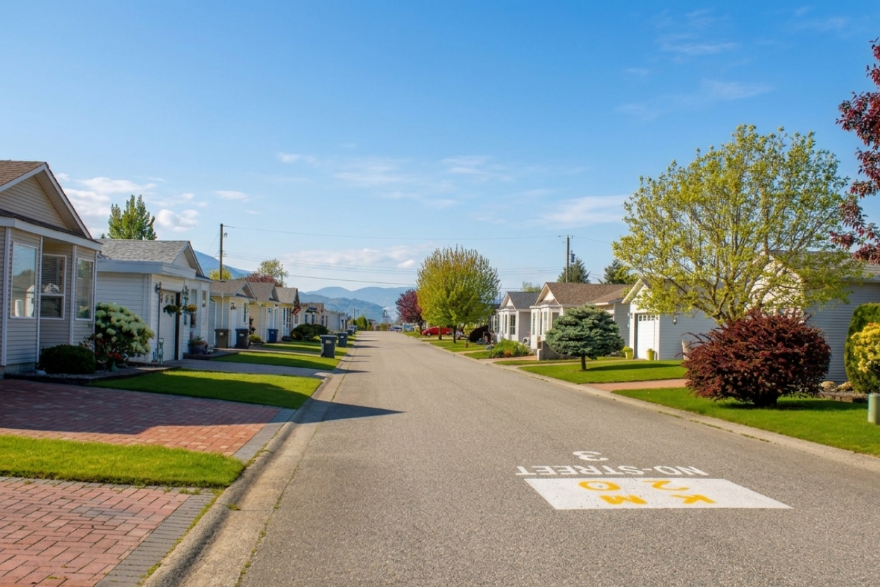Country Park Village 45918 Knight Road - Image shows landscaping and streets in the community