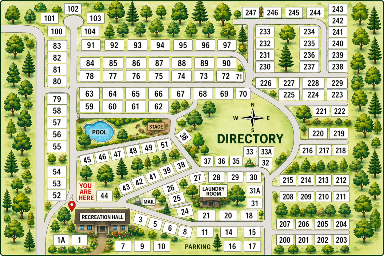 Fernridge Park 20071 24 Avenue Langley BC - Site Map