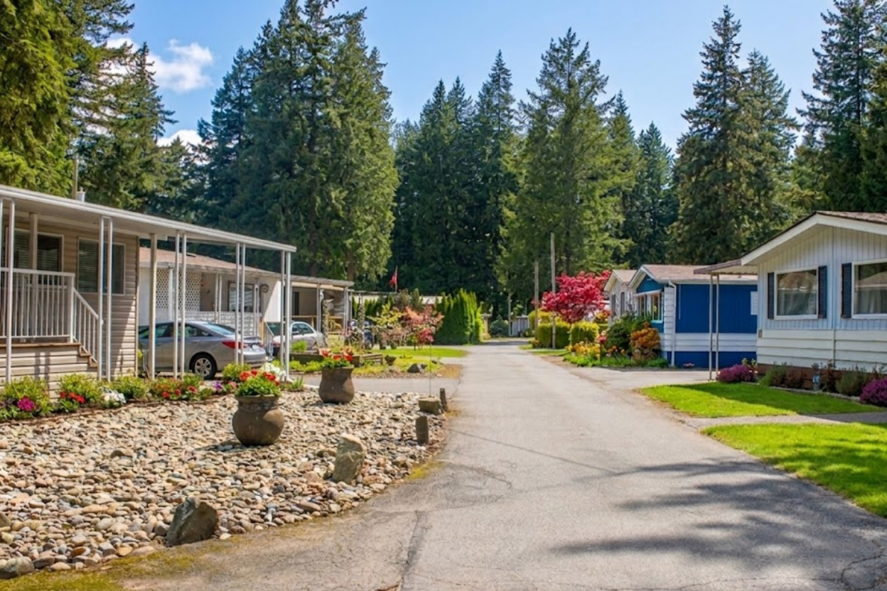 Fernridge Park 20071 24 Avenue Langley BC - image shows North facing view of the complex