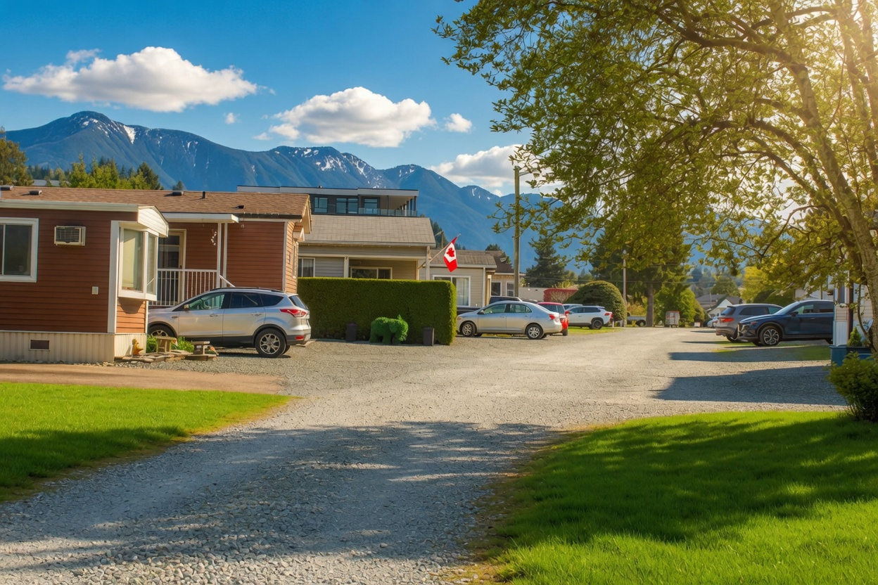 image shows landscape and community at Selomas Mobile Home Park 6338 Vedder Road