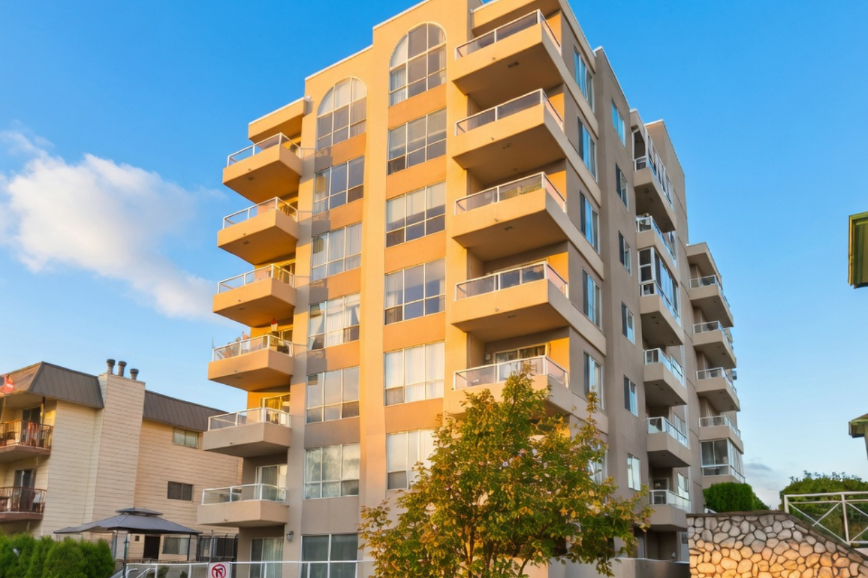 Exterior building photo of The Spadina Regency at 45765 Spadina Avenue