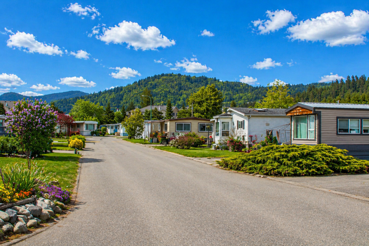 Westwood Estates 45640 Watson Road - image shows streets and landscaping in the complex